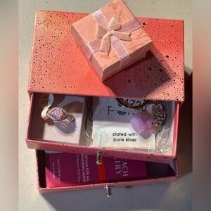 Elegant Silver Opal Ring size 9